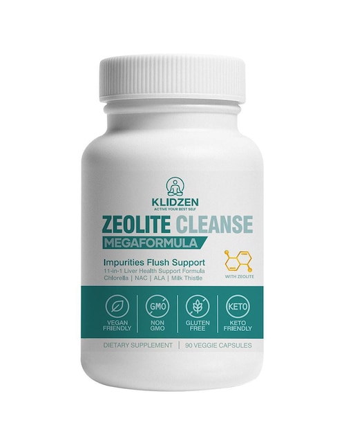 Zeolite Cleanse Megaformula Klidzen con selenio de 90 cápsulas