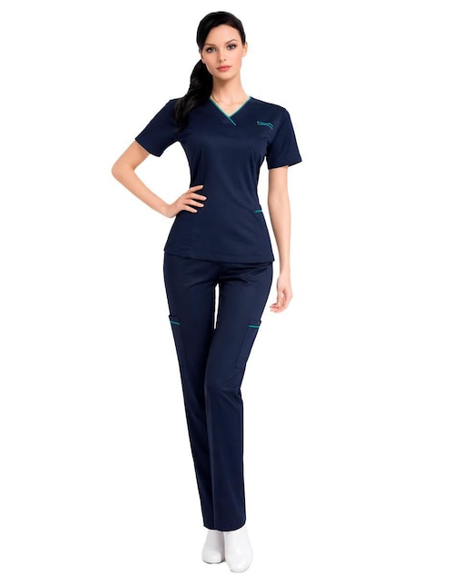 Pijama quirúrgica estilo relajado para mujer 1