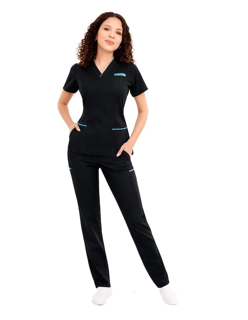 Pijama quirúrgica estilo relajado para mujer 1