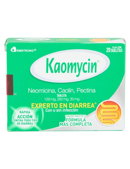 ARMSTRONG Tabletas para malestar estomacal Kaomycin