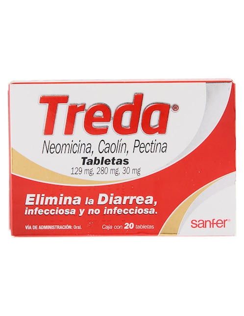 SANFER Tabletas para malestar estomacal Treda
