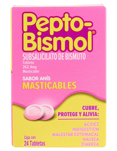 PROCTER Tabletas para malestar estomacal Pepto-Bismol