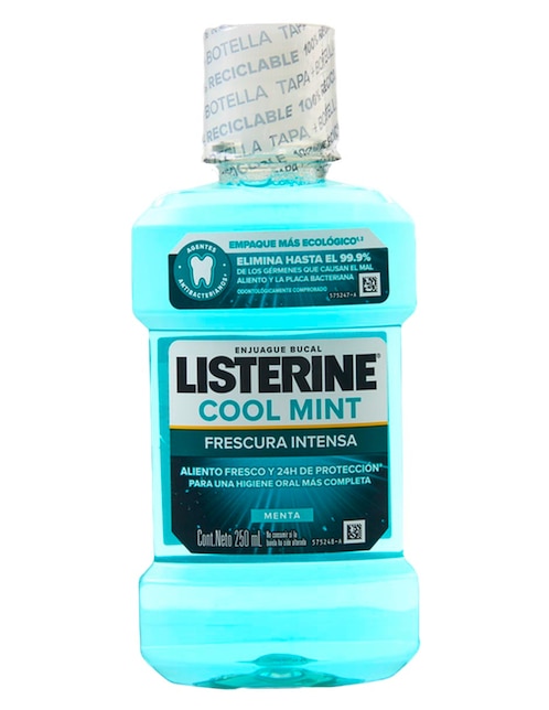 LISTERINE Enjuague bucal Listerine menta de 250 ml