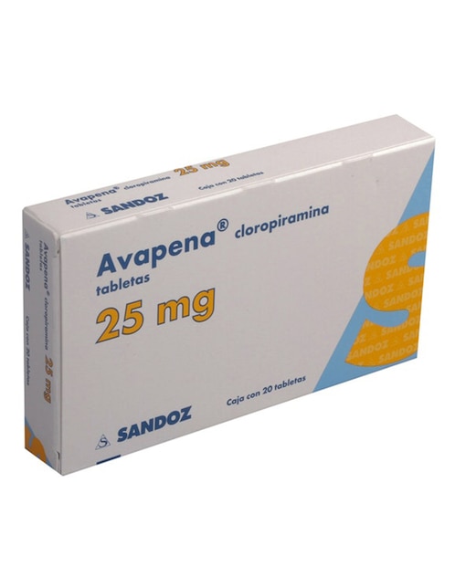 Tabletas Cloropiramina 1