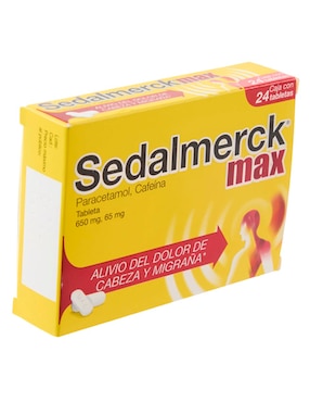 Tabletas para dolor de cabeza y migrañas Sedalmerck max