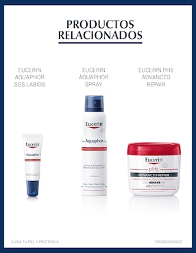 Crema para cuerpo recomendada para revitalizar día y noche Eucerin Aquaphor para todo tipo piel