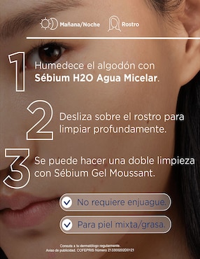 Limpiadores facial sensibio H2O bioderma para desmaquillar