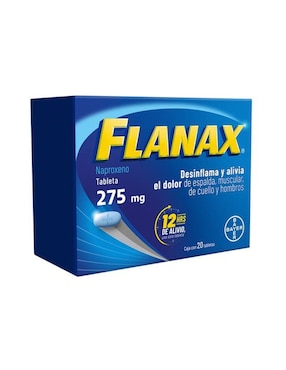 Tabletas para desinflamar y aliviar dolor intenso Flanax
