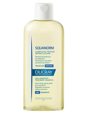 Shampoo Anticaspa Para Cabello Squanorm Grasa Ducray Squanorm