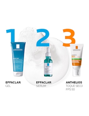 Limpiador facial Effaclar Gel Purificante La Roche Posay para piel mixta y grasa