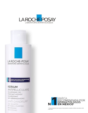 Shampoo anticaspa para cabello Anti-Dandruff La Roche Posay Kerium