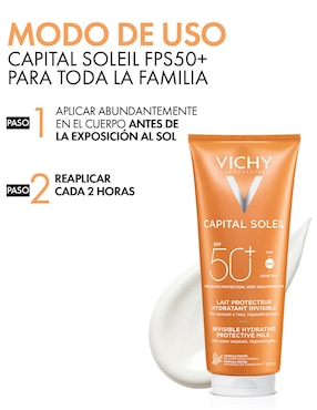 Protector solar FPS 50+ Family Vichy Capital Soleil 300 ml