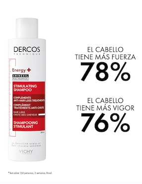 Shampoo anticaída para cabello Dercos Energy+ Vichy Dercos