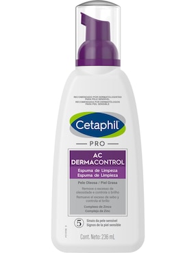 Limpiador facial DermaControl Espuma Cetaphil para acné