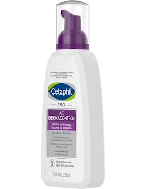 Limpiador facial DermaControl Espuma Cetaphil para acné