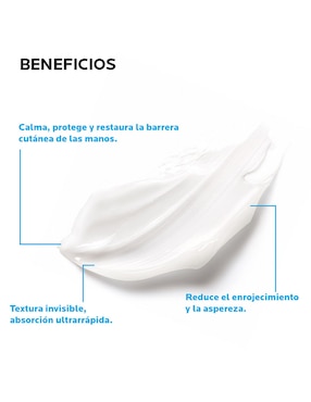 Crema para manos recomendada para calmar y aliviar la piel día y noche La Roche Posay para piel sensible
