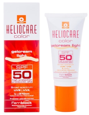 Protector Solar SPF 50 Color Gelcream Light Heliocare 50 Ml