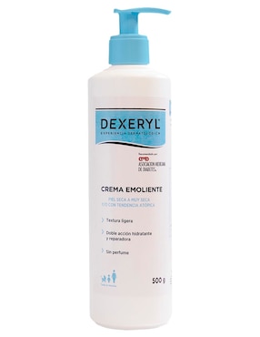 Crema para rostro y cuerpo recomendado para día y noche Pierre Fabre Dexeryl para piel seca