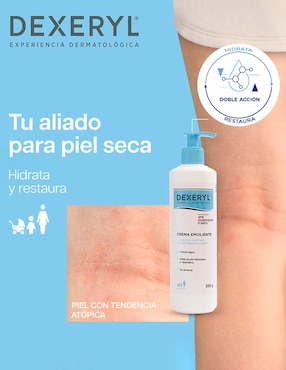 Crema para rostro y cuerpo recomendado para día y noche Pierre Fabre Dexeryl para piel seca