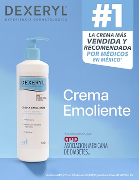 Crema para rostro y cuerpo recomendado para día y noche Pierre Fabre Dexeryl para piel seca
