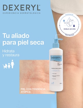 Crema para rostro y cuerpo recomendado para día y noche Pierre Fabre Dexeryl para piel seca