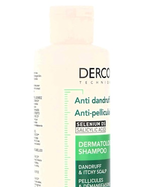 Shampoo dermatológico caspa grasa para cabello normal y graso Selenium Ds Salicylic Acid Vichy