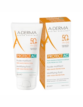 Protector solar FPS 50 protect ac Aderma 40 ml