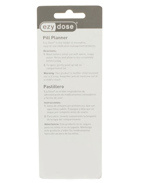 Pastillero Ezy Dose 7 compartimentos