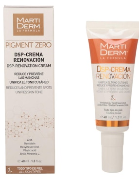 Crema facial recomendada para reducir manchas noche Martiderm Pigment Zero para todo tipo piel