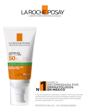 Protector solar FPS 50 Anthelios XL La Roche Posay Anti Brillance