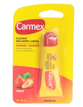 Bálsamo Carmex aroma fresa de 10 g