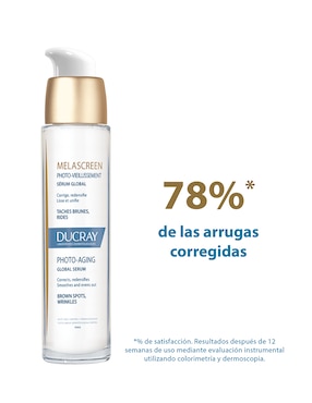 Sérum antimanchas facial Suero global fotoenvejecimiento, antimanchas y antiarrugas 30 ml Ducray Melascreen todo tipo de piel