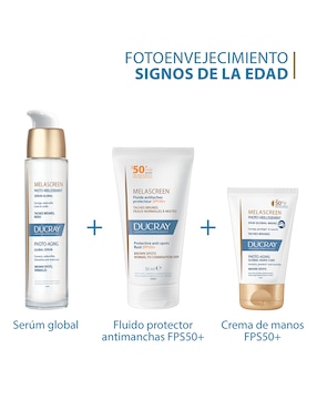 Sérum antimanchas facial Suero global fotoenvejecimiento, antimanchas y antiarrugas 30 ml Ducray Melascreen todo tipo de piel