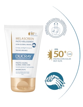 Crema para manos recomendada para prevenir signos de la edad día y noche Ducray Melascreen para todo tipo piel