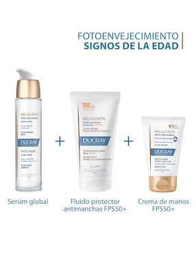 Crema para manos recomendada para prevenir signos de la edad día y noche Ducray Melascreen para todo tipo piel