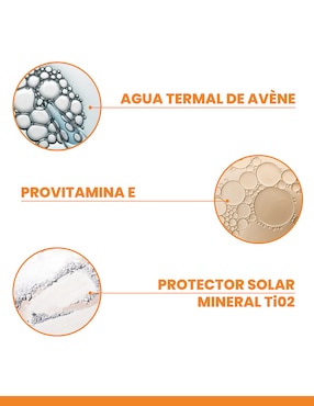 Protector solar FPS 50 fluido mineral spf 50+ Avène eau thermale 40 ml