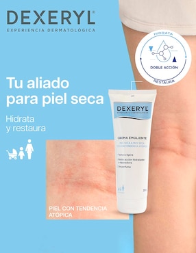 Crema para cuerpo recomendada para Calmar y Aliviar la piel de Día y noche Pierre Fabre Emoliente Hidratación Intensiva para piel seca y sensible