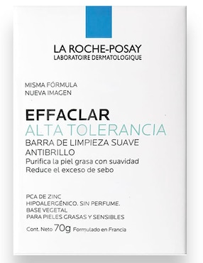 Jabón Facial Barra De Limpieza Suave Antibrillo Effaclar La Roche Posay