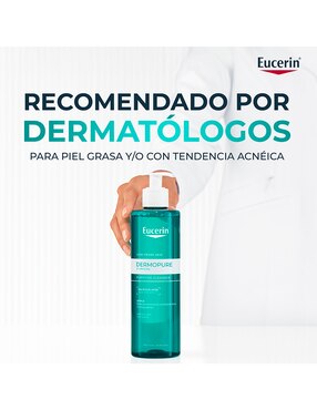 Gel facial Dermopure Eucerin para purificar