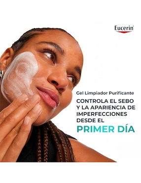 Gel facial Dermopure Eucerin para purificar