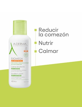 Crema para cuerpo recomendada para hidratar día y noche Aderma Exomega Control para piel seca y sensible