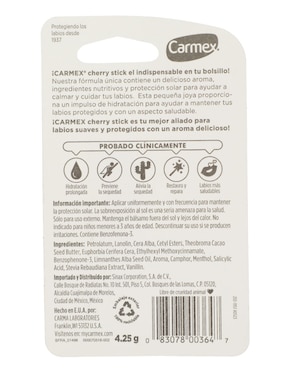 Bálsamo Carmex aroma cereza de 4.2 g
