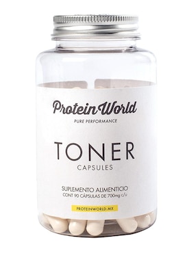 Suplemento Alimenticio Protein World Toner 90 Cápsulas