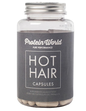 Suplemento Alimenticio Anticaida Capilar Protein World Hot Hair 90 Cápsulas