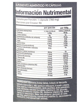 Suplemento alimenticio anticaida capilar Protein World de 90 cápsulas