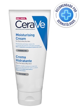 Crema para rostro y cuerpo recomendada para hidratar día y noche Cerave para todo tipo piel