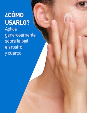 Crema para rostro y cuerpo recomendada para hidratar día y noche Cerave para todo tipo piel
