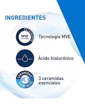 Crema para rostro y cuerpo recomendada para hidratar día y noche Cerave para todo tipo piel