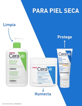Crema para rostro y cuerpo recomendada para hidratar día y noche Cerave Cerave Hidratantes para todo tipo piel