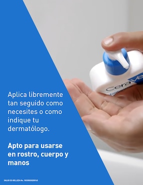 Crema para rostro y cuerpo recomendada para hidratar día y noche Moisturising Lotion Cerave Hidratantes Cerave todo tipo piel